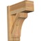 Ekena Millwork Legacy Block Rough Sawn Outlooker, Western Red Cedar, 8"W x 18"D x 22"H OUT08X18X22LEC05RWR - alternate 1